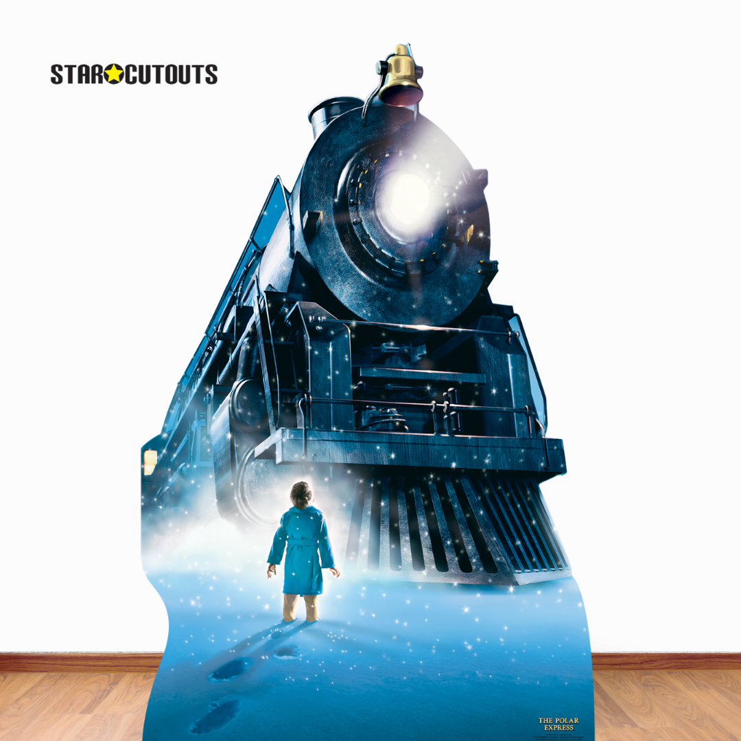 SC4380 Polar Express Train Cardboard Cut Out Height 142cm