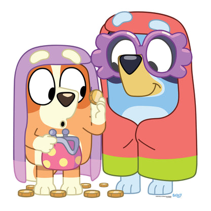 SC4624 Bluey and Bingo Grannies  Cardboard Cut Out Height 91cm
