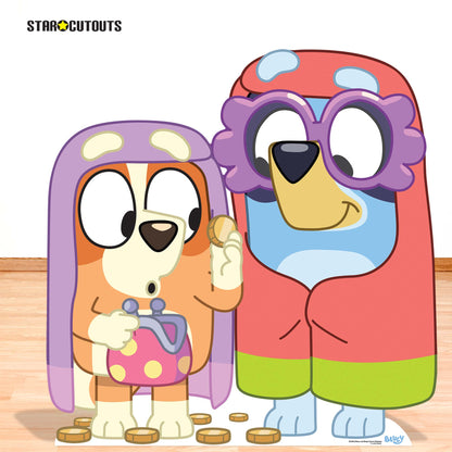 SC4624 Bluey and Bingo Grannies  Cardboard Cut Out Height 91cm