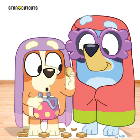 SC4624 Bluey and Bingo Grannies  Cardboard Cut Out Height 91cm