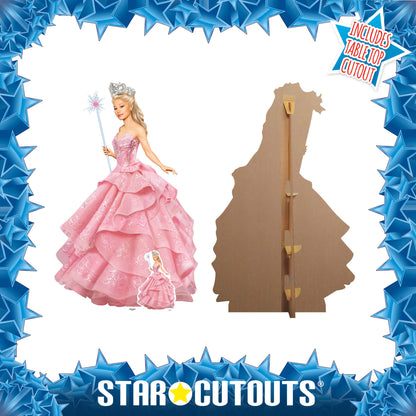 SC4628 Glinda Wicked Pink Witch Cardboard Cut Out Height 150cm