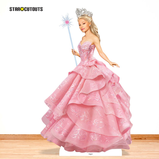 SC4628 Glinda Wicked Pink Witch Cardboard Cut Out Height 150cm