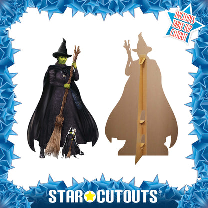 SC4629 Elphaba Wicked Green Witch Cardboard Cut Out Height 159cm
