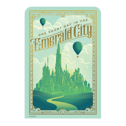SC4656 Wicked Emerald City Backdrop Single Cardboard Cut Out Height 133cm