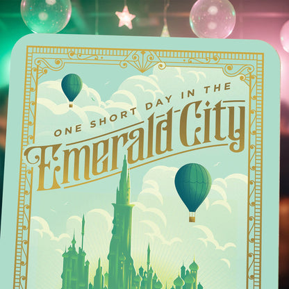 SC4656 Wicked Emerald City Backdrop Single Cardboard Cut Out Height 133cm