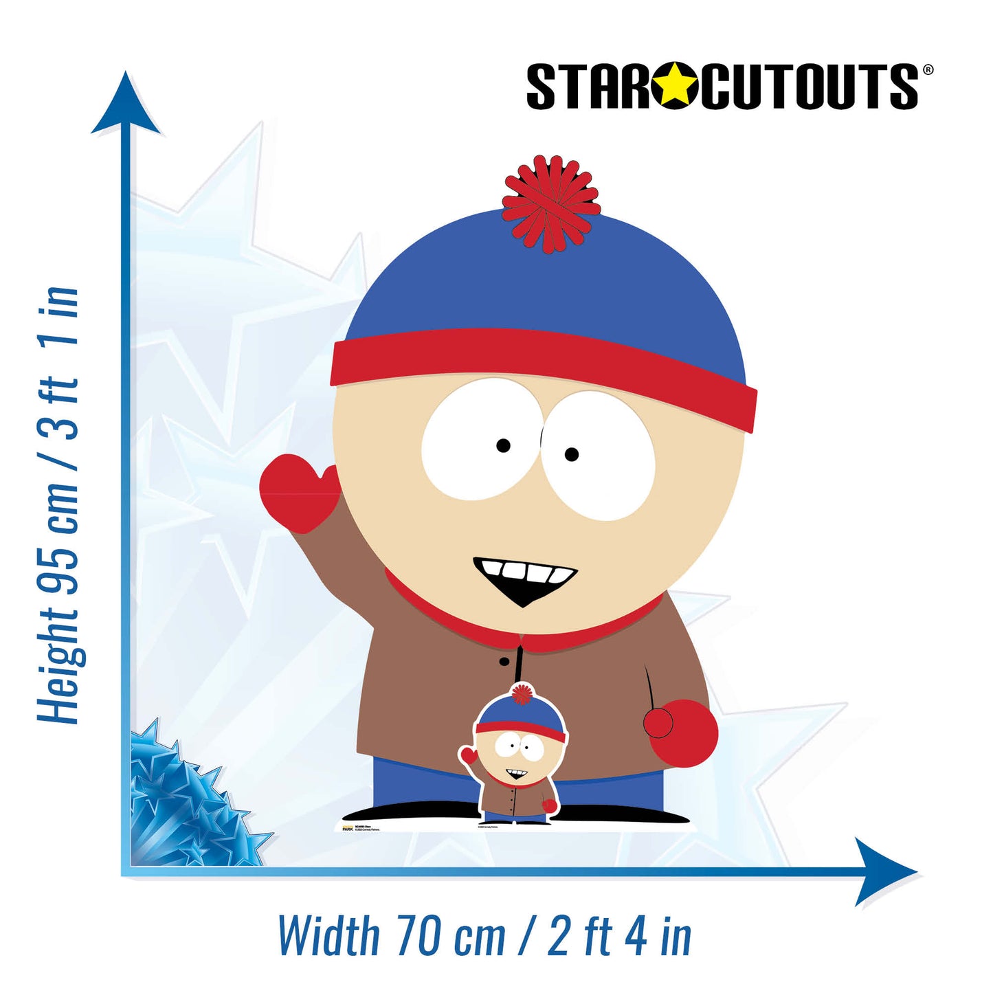 SC4693 South Park Stan  Cardboard Cut Out Height 95cm