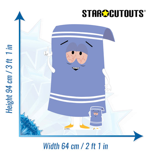 SC4702 South Park Towelie  Cardboard Cut Out Height 94cm