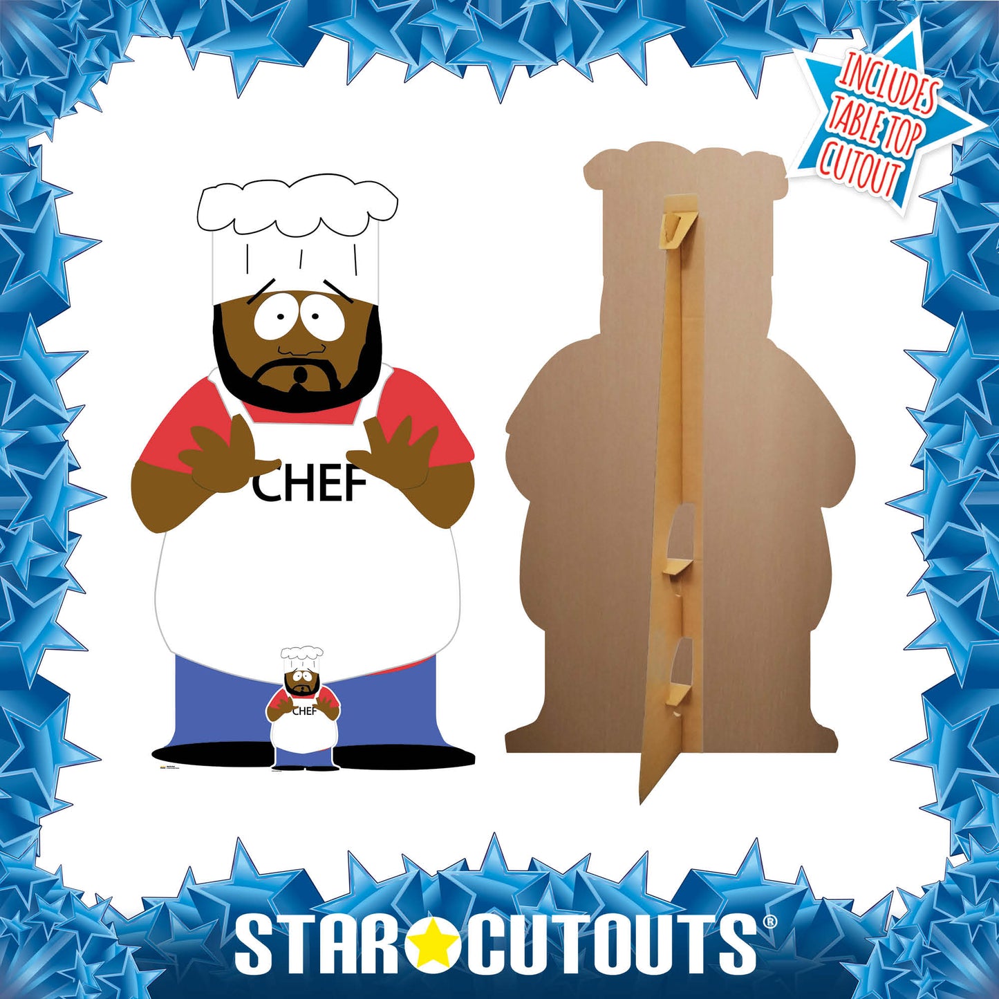 SC4703 South Park Chef  Cardboard Cut Out Height 164cm