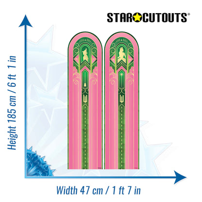 SC4722 Wicked Two Backdrop Pack  Cardboard Cut Out Height 185cm