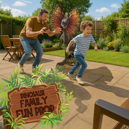 SC4724 Dilophosaurus Dinosaur Jurassic World Rebirth   Cardboard Cut Out Height 135cm