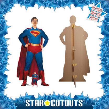 SC4731 Superman 2025 Movie Hero Pose David Corenswet Cardboard Cut Out Height 193cm