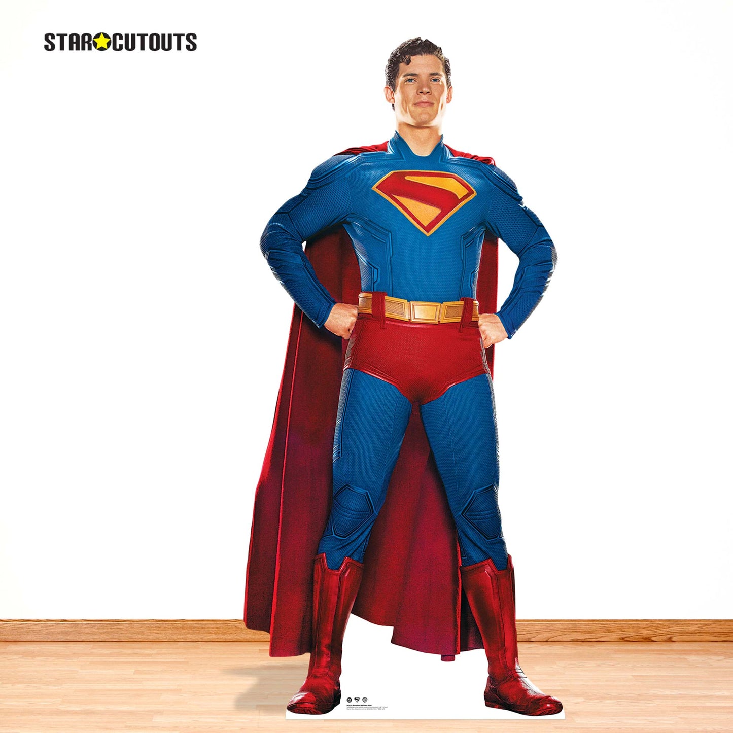 SC4731 Superman 2025 Movie Hero Pose David Corenswet Cardboard Cut Out Height 193cm
