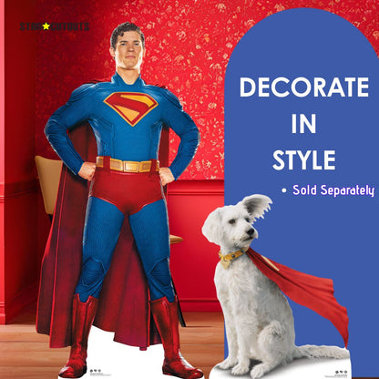 SC4731 Superman 2025 Movie Hero Pose David Corenswet Cardboard Cut Out Height 193cm