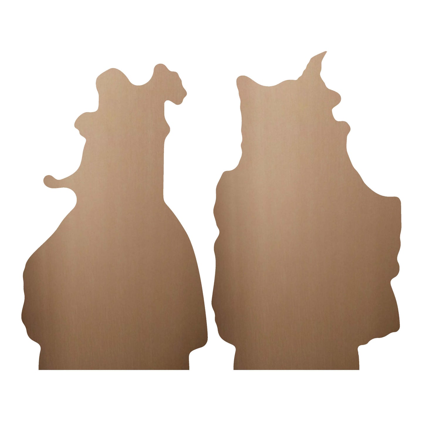 SC4757 Wicked For Good Glinda Elphaba Shelf Top Pack Cardboard Cut Out Height 32cm