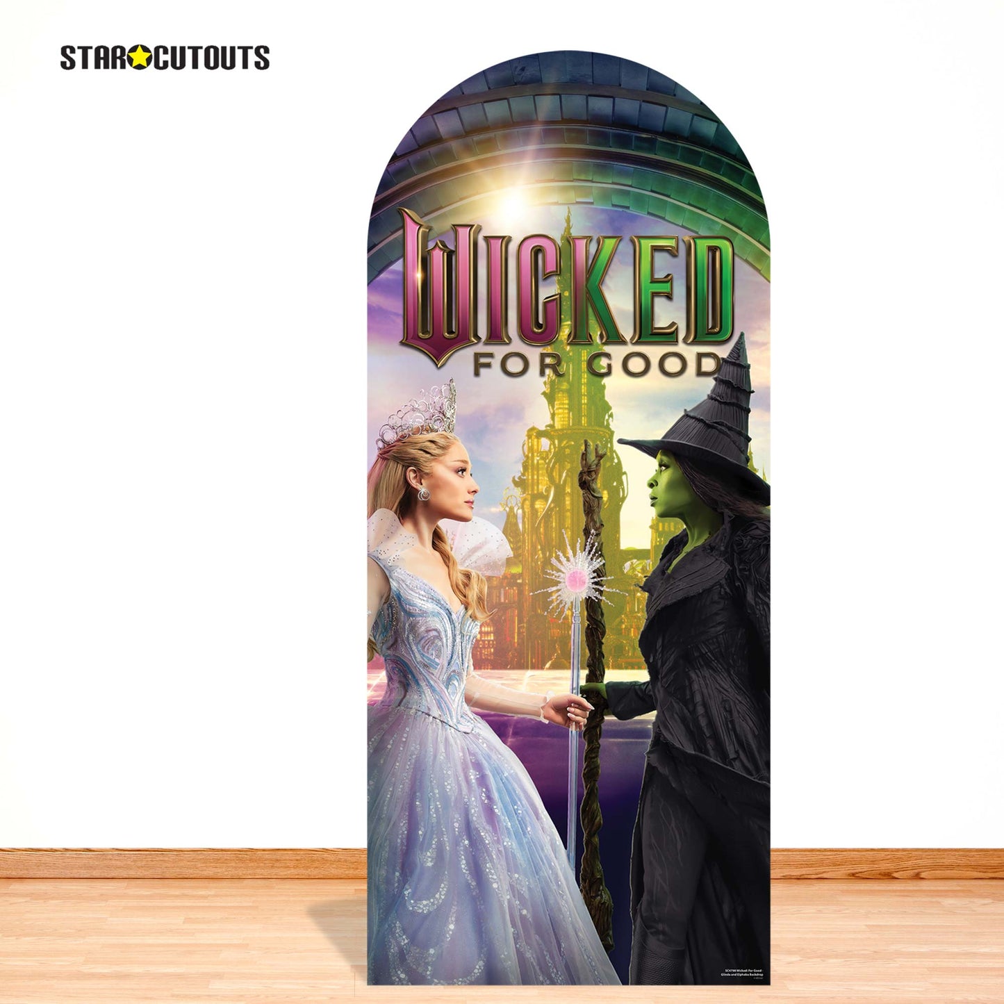 SC4798 Wicked For Good Glinda Elphaba Emerald City Backdrop Single - Height 185cm