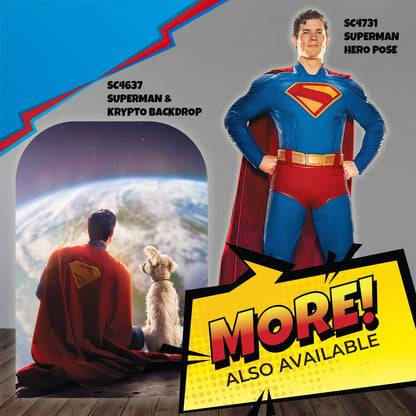SC4842 Superman Takes Flight Comic Style Cardboard Cut Out Height 228cm