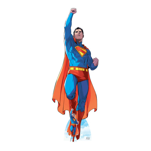 SC4842 Superman Takes Flight Comic Style Cardboard Cut Out Height 228cm