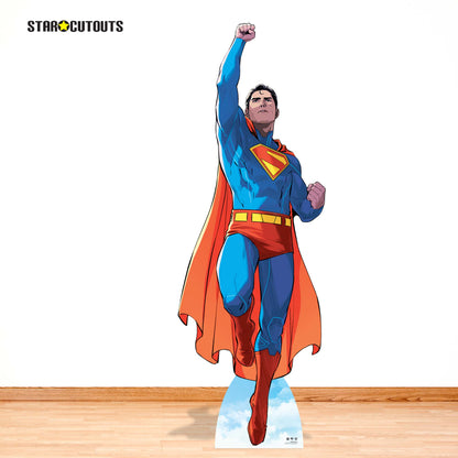 SC4842 Superman Takes Flight Comic Style Cardboard Cut Out Height 228cm