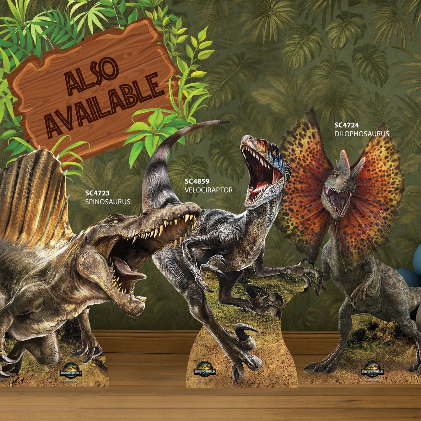 SC4858 Tyrannosaurus Rex Dinosaur Jurassic World Rebirth  Cardboard Cut Out Height 185cm