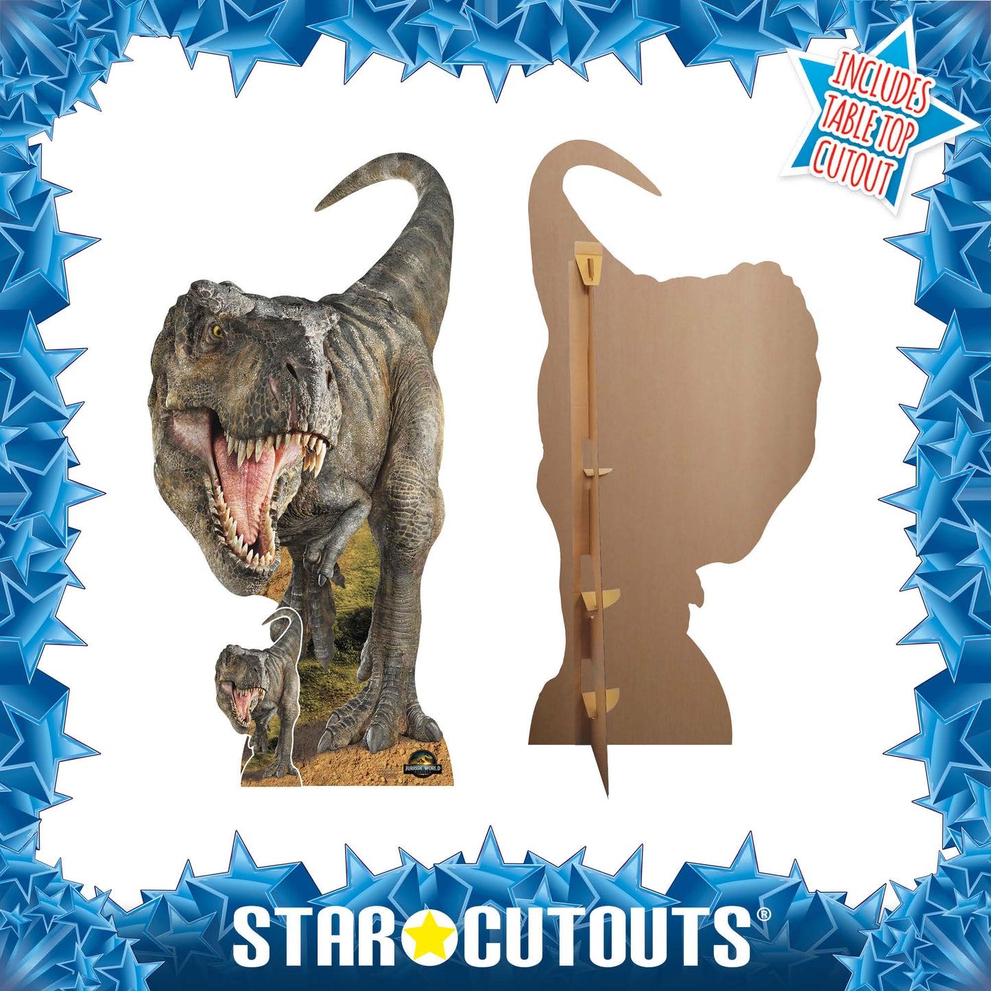 SC4858 Tyrannosaurus Rex Dinosaur Jurassic World Rebirth  Cardboard Cut Out Height 185cm