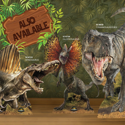 SC4859 Velociraptor Dinosaur Jurassic World Rebirth   Cardboard Cut Out Height 144cm