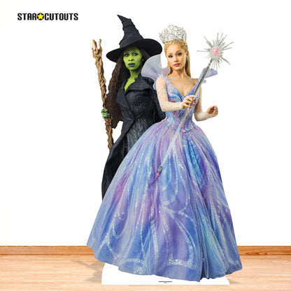 SC4899 Wicked For Good Glinda & Elphaba Double Cardboard Cut Out Height 159cm