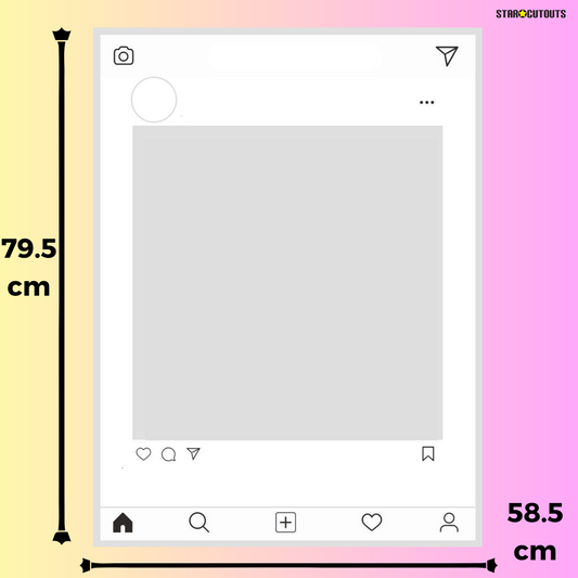 SF002 Selfie Frame Instagram Frame & Props Height 79.5 cm