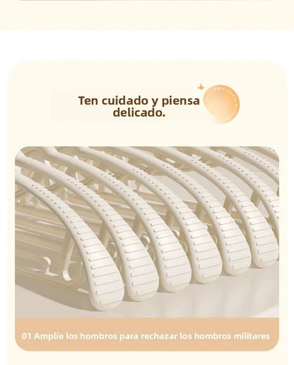 Thiened Wide Oulder Clothes Hanger Home Anti-Slip Hanging Clothes Hanger Large Size Plastic Rotatable Clothes Hangers Organizer