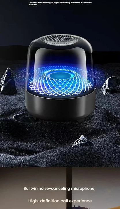 Glaze 5 Subwoofer Bluetooth 5.3 Audio Breathing Lamp Speakers Hi-Fi Acoustic Wireless Soundbar Portable Speaker for Home Theater