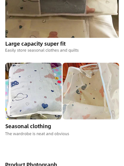 Quilt Storage Bag Multi-functional Dustproof Moistureproof Large-capacity Clothes Storage Bag Home Moving Organising Bag