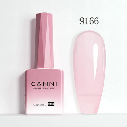 Canni Nail Gel Polish Jelly Nude Color HEMA FREE TPO FREE 9ml Transparent Semi Permanent Natural Nude French Nail Gel Lacquer
