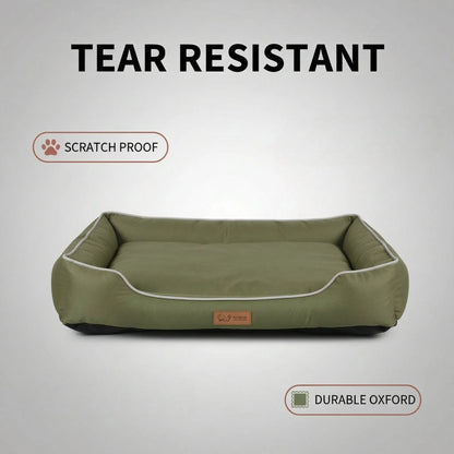 Waterproof Dog Bed Oxford Fabric Square Pet Cat Bed Mat Breathable Crate Pad for All Seasons Wholesale Scratch Resistance Supply
