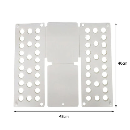 68cm/48cm Plastic Clothes Folding Board Durable Kids Laundry Folder Easy and Fast Shirt Folding Board Home Storage Tool for Kids