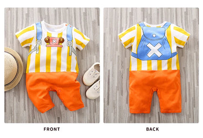 Toddler Anime Cosplay Dragon DBZ Costume Baby Boy Girl Romper Kid Demon Slayer Baby Clothes Newborn Onesie Jumpsuit 0-18 Months