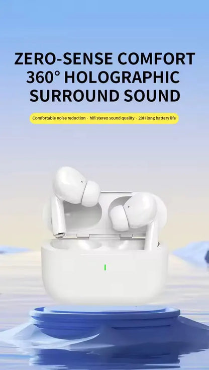 UEESFIT A5 TWS Wireless Bluetooth Earphones Noise Cancelling ANC Earbuds Sports Headphones HiFI Stereo Sound Headset With Mic