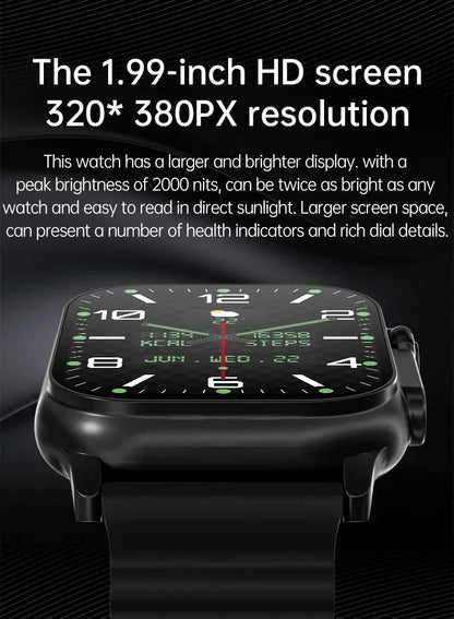 Original T800 Ultra2 Smart Watches 2.19 Inch Smart Watch Bluetooth Call IWO Series 8 Sports Smartwatch Women Men For IOS Android