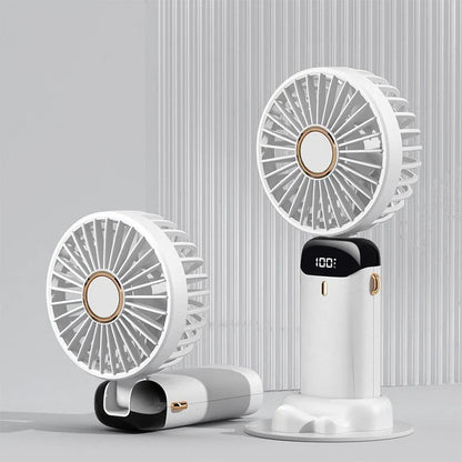 Baby 3 Speeds Stroller Mini Fan With Light Portable USB Charging Fan Mobile Phone Holder Stroller Accessories Baby Newborn Items