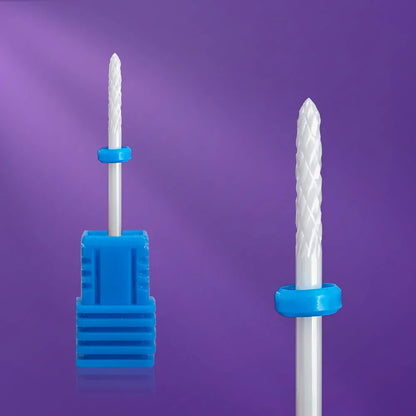 LadyMisty Ceramic Nail Drill Bit Milling Cutter For Manicure Pedicure Nail Files Buffer Nail Art Equipment Accessory
