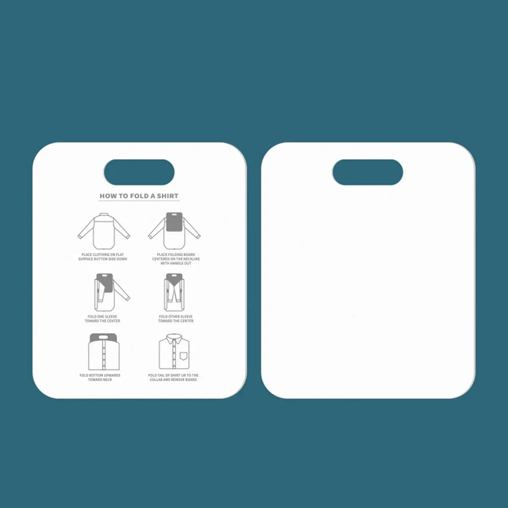68cm/48cm Plastic Clothes Folding Board Durable Kids Laundry Folder Easy and Fast Shirt Folding Board Home Storage Tool for Kids