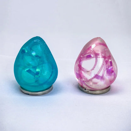 Water Drop Maltose Stress Relieving Ball Pinching Toy Soft Transparent Silicone Stress Relief Squeeze Adult Kids Toy Ball