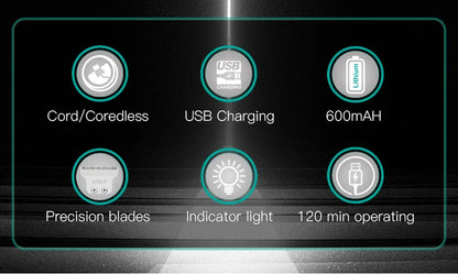 VGR Hair Trimmer Professional Hair Clipper Wireless Hair Cutting Machine Electric Zero Cutting Machine Trimmer for Men V-071