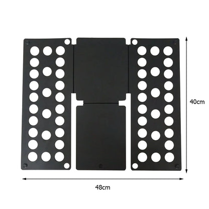 68cm/48cm Plastic Clothes Folding Board Durable Kids Laundry Folder Easy and Fast Shirt Folding Board Home Storage Tool for Kids