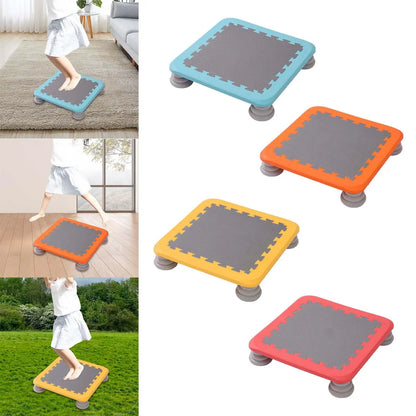 Portable Kids Trampoline Jump Fitness Toy Workout Small Rebounder Trampolines for Boys Girls Nursery Outdoor Kindergarten Indoor