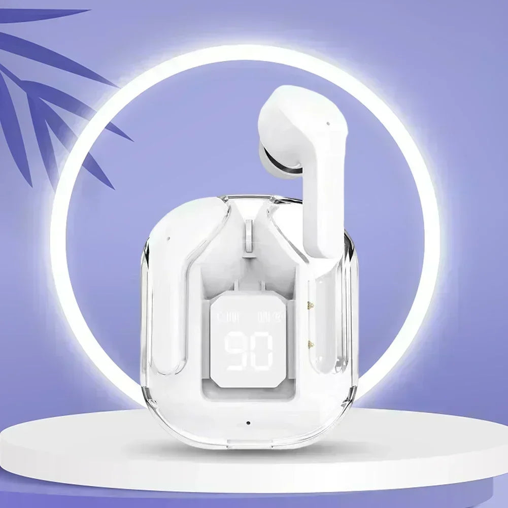 T2 Wireless Mini Earbuds LED Power Digital Display TWS Wireless Headset Stereo Bluetooth Headphones 5.3