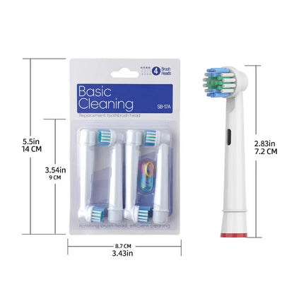 Electric Toothbrush Replacement Brush Heads for Oral  Basic Cleaning B toothbrush nozzle BristlesD100 D25 D30 D32 4739 3709 3744