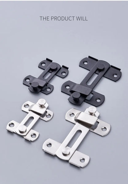 Sliding Barn Door Latch Sliding Right Angle Door Latch Door Bolt Wine Cooler Closet Window Door Latch Plug Baby Safety Latch
