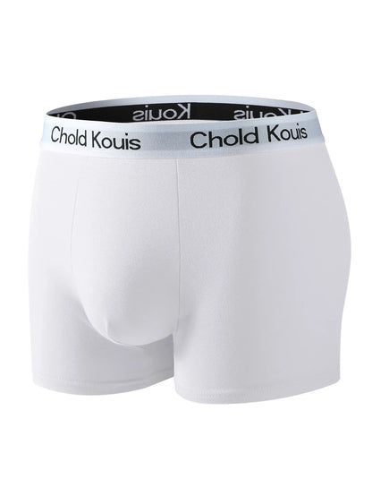4pcs men's underwear, comfortable, soft breathable athleisure boxer underwear, trendy simple hot-selling men's boxer underwear