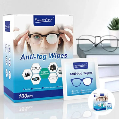 100Pcs/1-5Box Glasses Cleaner Wet Wipe Disposable Anti Fog Misting Dust Remover Cleaning Lens Wipes Sunglasses Phone Screen
