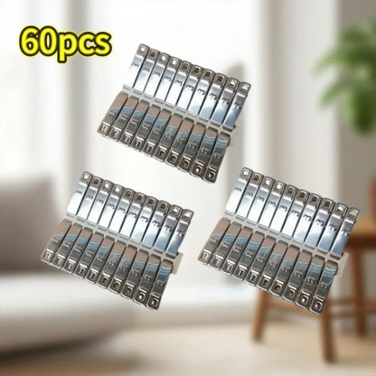 Stainless Steel Clothes Pegs Windproof Metal Clamps Metal Laundry Clothes Clips Multifunction Clothespins with Strong Clamp