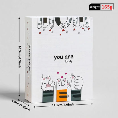 The Cartoon Cover Album Is Exquisite. It Can Hold 100 6-inch Photos And Is Suitable For Family Memory Storage And Collection